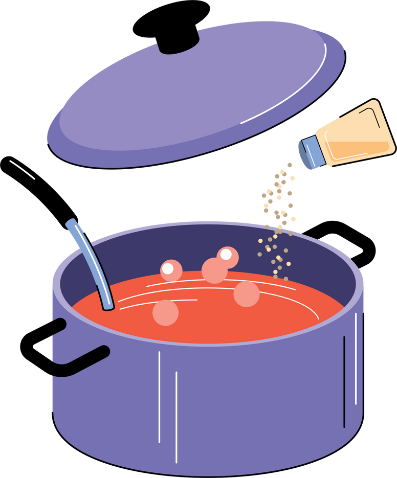 Cooking kitchen pot