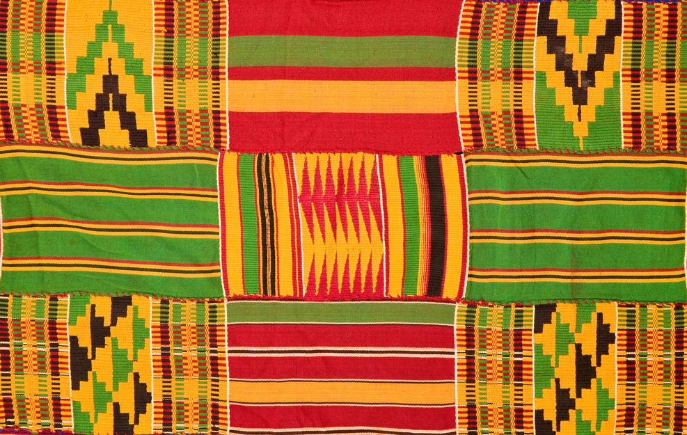 Ghana: Traditional Kente Cloth (detail)